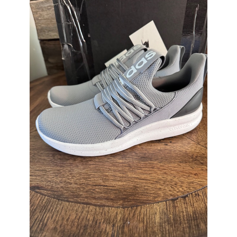 Adidas Lite Racer Adapt 7.0 Grey Cloudfoam Slip On Running Shoes JR7606 Mens 9.5